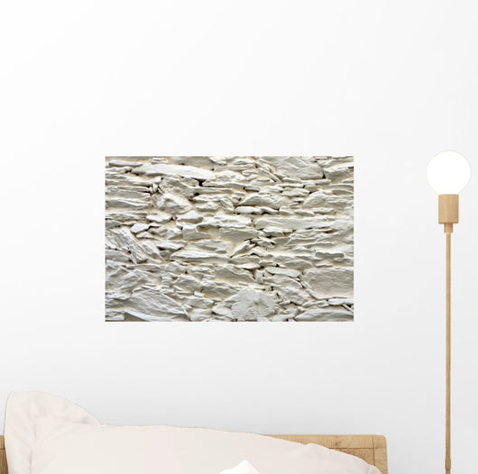Whitewashed Wall Wall Mural