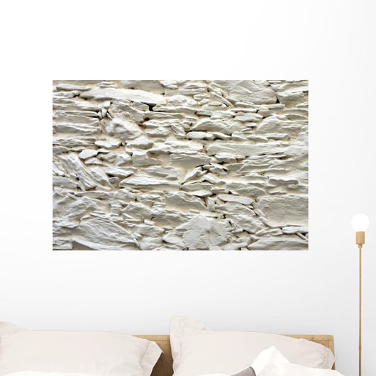 Whitewashed Wall Wall Mural