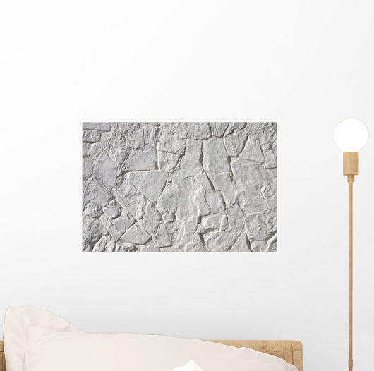 Whitewashed Wall Wall Mural