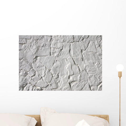 Whitewashed Wall Wall Mural