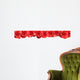 Rahmen: Rote Rosen - Symbolbild Liebe/ Valentinstag/ frame Wall Decal