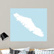 Vancouver Island Map Wall Decal