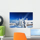 Beautiful Winter Day Mountains Wall Decal