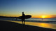 Surfer at Sunset Wall Mural