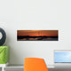 Silhouette Sailboats Sunrise Wall Decal