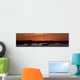 Silhouette Sailboats Sunrise Wall Decal