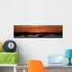 Silhouette Sailboats Sunrise Wall Decal