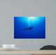 Woman Scuba Diver under Wall Decal Design 3