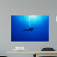 Woman Scuba Diver under Wall Decal Design 3