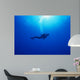 Woman Scuba Diver under Wall Decal Design 3