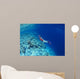 Woman Scuba Diver under Wall Decal Design 2