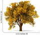 3D Autumnal Tree Wall Decal