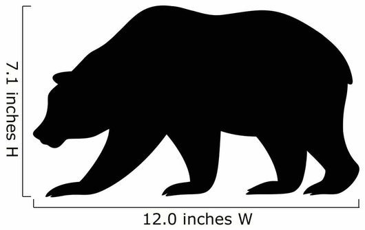 Bear Silhouette Wall Decal