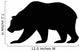 Bear Silhouette Wall Decal