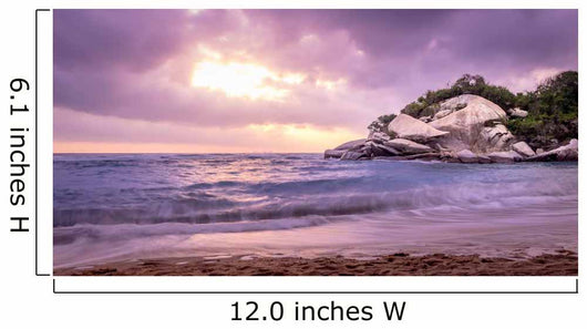 Tropical Beach at Sunrise - Tayrona Natural National Park, Colombia Wall Mural