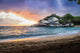 Tropical Beach at Sunrise - Tayrona Natural National Park, Colombia Wall Mural