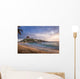 Sunrise and beach hut at Cabo San Juan - Tayrona Natural National Park, Colombia Wall Mural
