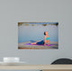 girl doing yoga exercise Wall Mural