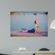 girl doing yoga exercise Wall Mural
