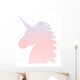Cute Pink Blue Gradient Wall Decal