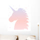 Cute Pink Blue Gradient Wall Decal