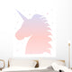 Cute Pink Blue Gradient Wall Decal