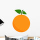 orange Wall Decal