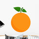 orange Wall Decal