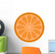 orange Wall Decal