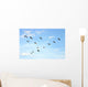 Brown Pelicans Flying Wall Mural