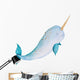 Whale Narwhal Watercolor Hand-painted Wall Decal