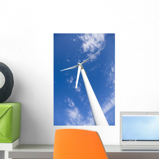 Environmentally friendly renewable energy windmill Wall Mural