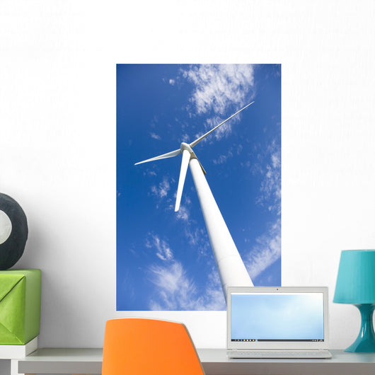 Environmentally friendly renewable energy windmill Wall Mural