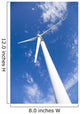 Environmentally friendly renewable energy windmill Wall Mural