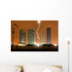 Skyline Miami City Night Wall Mural