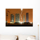 Skyline Miami City Night Wall Mural