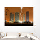 Skyline Miami City Night Wall Mural