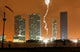Skyline Miami City Night Wall Mural