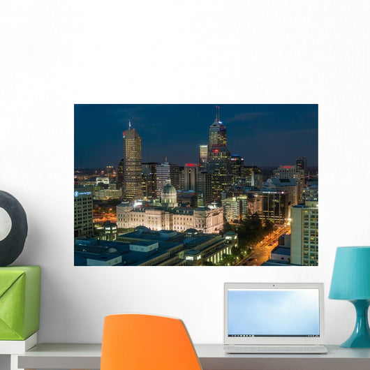 State Capital Building Indiana Wall Decal
