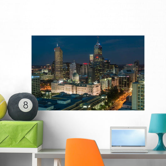 State Capital Building Indiana Wall Decal