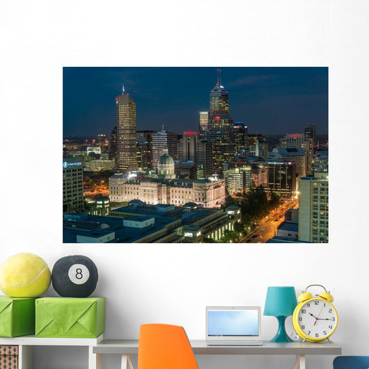 State Capital Building Indiana Wall Decal