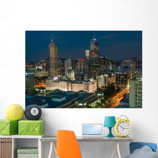 State Capital Building Indiana Wall Decal