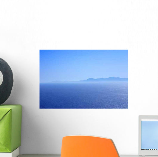Bergkette Der K Ste Wall Decal