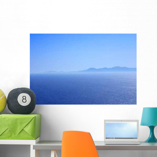 Bergkette Der K Ste Wall Decal