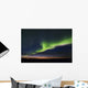 colorful aurora display Wall Mural