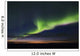 colorful aurora display Wall Mural