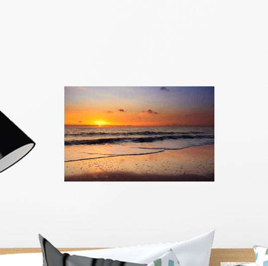Beach and Sunset Wall Decal