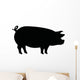 Pig Silhouette Wall Decal