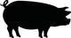 Pig Silhouette Wall Decal