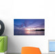 Purple Sunset Blue Sea Wall Decal